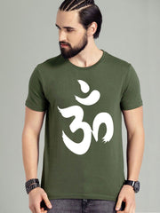 Buy Oversized streetwear Spiritual OM Graphic Printed T-shirt Online - RoadTrip®