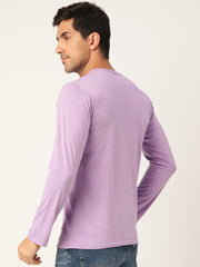 Buy Oversized streetwear Stylish Black & Lavender Henley T-Shirts Combo Online - RoadTrip®