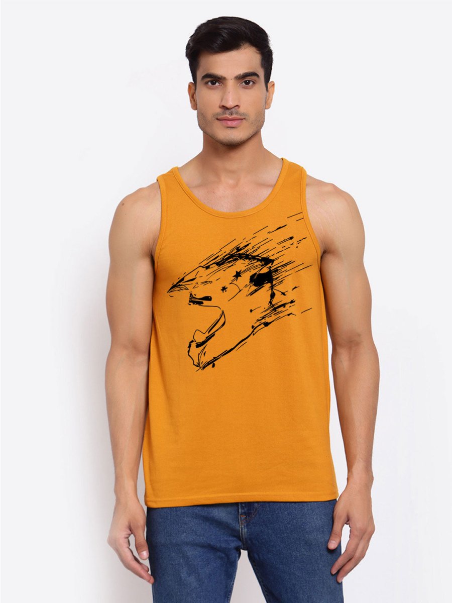 Buy Oversized streetwear Stylish Motorcycle Helmet Printed Vest Online - RoadTrip®