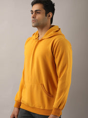 Buy Oversized streetwear Stylish Solid Mustard Colour Hoodie Online - RoadTrip®
