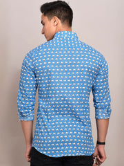 Buy Oversized streetwear Thar Camel Allover Printed Blue Shirt Online - RoadTrip®