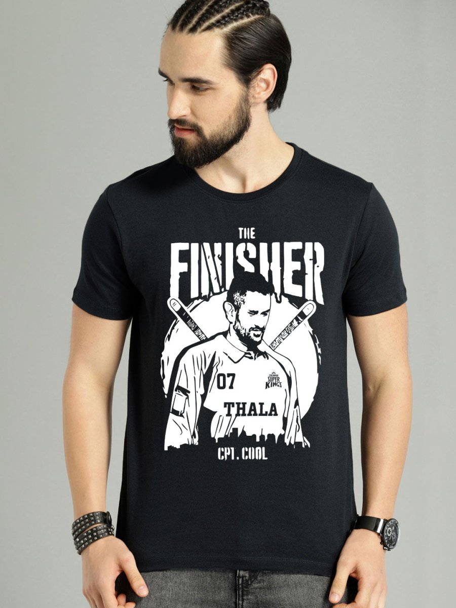 Buy Oversized streetwear The Finisher Thala Graphic T-shirt Online - RoadTrip®