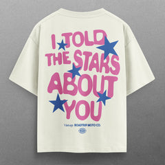 Buy Oversized streetwear TOLD STARS ABOUT YOU T - SHIRT Online - RoadTrip®