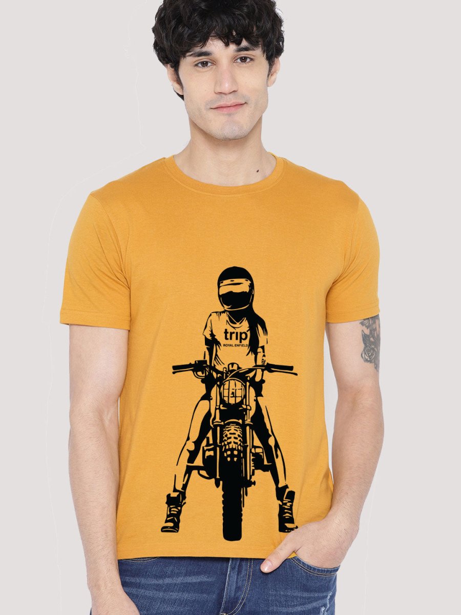 Buy Oversized streetwear Trendy Biker Girl Printed T-shirt Online - RoadTrip®