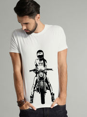 Buy Oversized streetwear Trendy Biker Girl Printed T-shirt Online - RoadTrip®
