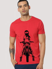 Buy Oversized streetwear Trendy Biker Girl Printed T-shirt Online - RoadTrip®