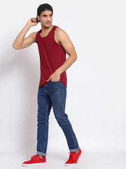 Buy Oversized streetwear Trendy Plain Sleeveless Vest Online - RoadTrip®