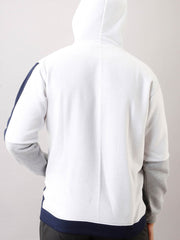 Buy Oversized streetwear White Sleeves Strips Hoodie Online - RoadTrip®