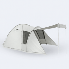 2 ROOM WHITE OUTDOOR TENT | 100% SNOW PROOF & WATER PROOF | SIZE 5-6 PERSON