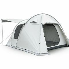 2 ROOM WHITE OUTDOOR TENT | 100% SNOW PROOF & WATER PROOF | SIZE 5-6 PERSON