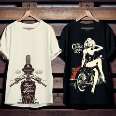 The Classic Rides Pack of 2 Heavy Duty® Oversized T-Shirts.