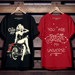 The Classic Club Pack of 2 Heavy Duty® Oversized T-Shirts.