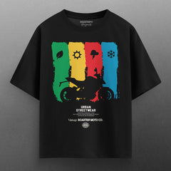 Ladakh Rider Pack of 2 Heavy Duty® Oversized T-Shirts.