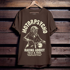 Motorpsycho Combo Pack of 2 Oversized T-Shirts.