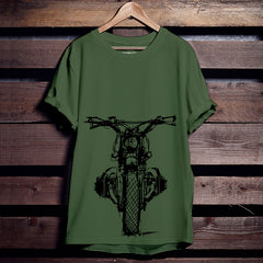 Royal & Retro Motorcycles Combo Pack of 2 Oversized T-Shirts.