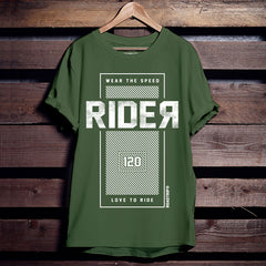100KMPH Ride Fast Combo Pack Of 2 Oversized T-Shirts.