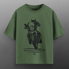 Build For all Roads Heavy Duty® Oversized T-Shirt.