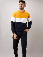 Trendy Colour Block Sweatshirt - Road Trip