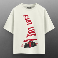 Fast Like F1 Heavy Duty® Oversized T-Shirt.
