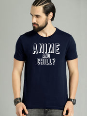 Buy Oversized streetwear Anime And Chill Printed T-shirt Online - RoadTrip®