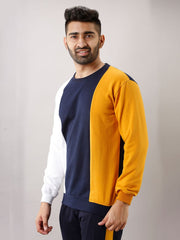 Buy Oversized streetwear Colourblock Full Sleeves Sweatshirt Online - RoadTrip®
