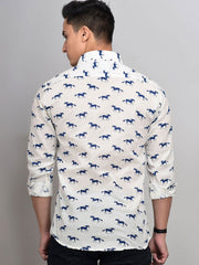 Buy Oversized streetwear Crafted Horse Allover Printed Shirt Online - RoadTrip®