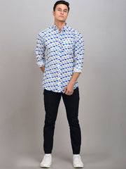 Buy Oversized streetwear Flamingo Block Printed Shirt Online - RoadTrip®