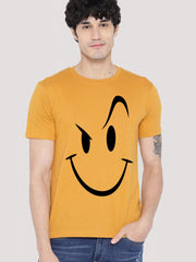 Buy Oversized streetwear Funny Bewakoof Smiley Graphic T-Shirt Online - RoadTrip®