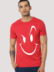 Buy Oversized streetwear Funny Bewakoof Smiley Graphic T-Shirt Online - RoadTrip®