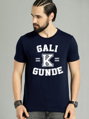 Buy Oversized streetwear Funny Gali Ke Gunde Graphic Printed T-Shirt Online - RoadTrip®