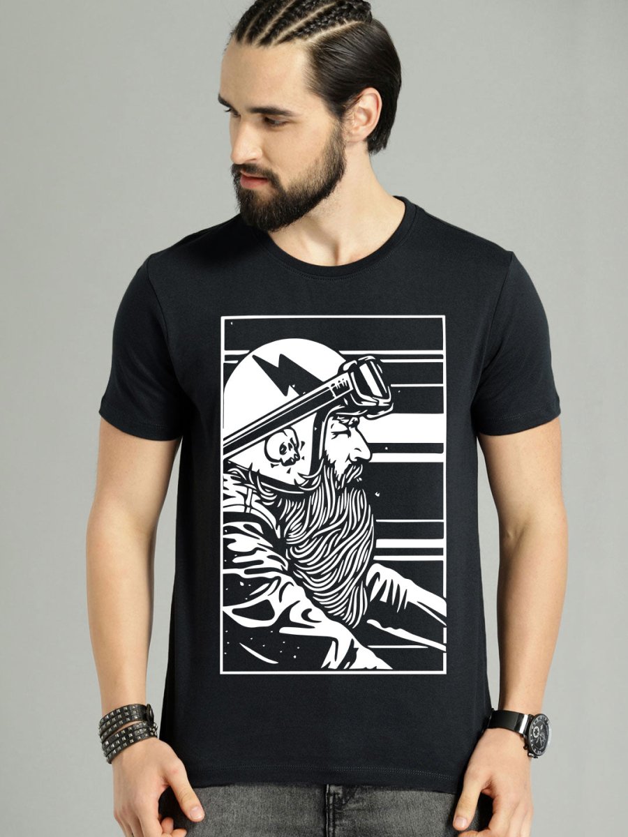 Buy Oversized streetwear Hipster Biker Premium T-shirt Online - RoadTrip®