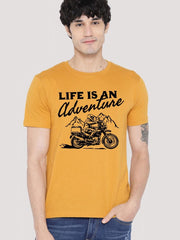 Buy Oversized streetwear Life is an Adventure Printed T-shirt Online - RoadTrip®