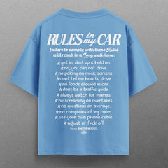 Buy Oversized streetwear MY CAR MY RULES T - SHIRT Online - RoadTrip®
