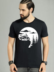 Buy Oversized streetwear Night Rider Premium Printed T-shirt Online - RoadTrip®