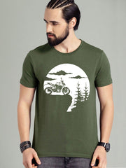 Buy Oversized streetwear Night Rider Premium Printed T-shirt Online - RoadTrip®
