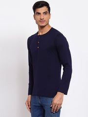 Buy Oversized streetwear Premium Full Sleeves Henley T-Shirt Online - RoadTrip®