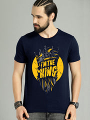 Buy Oversized streetwear Premium I'M The King Printed T-shirt Online - RoadTrip®