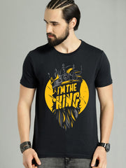 Buy Oversized streetwear Premium I'M The King Printed T-shirt Online - RoadTrip®