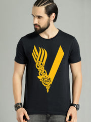 Buy Oversized streetwear Premium Vikings Graphic Printed T-shirt Online - RoadTrip®