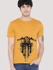 Buy Oversized streetwear Premium Vintage Cafe Racer Graphic T-shirt Online - RoadTrip®