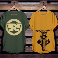 Buy Oversized streetwear RE Retro Motorcycle Combo Pack of 2 T-Shirts. Online - RoadTrip®
