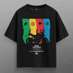 Buy Oversized streetwear RIDER SOUL T - SHIRT Online - RoadTrip®