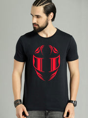Buy Oversized streetwear Riders Helmet Printed T-Shirt Online - RoadTrip®