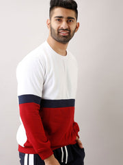 Buy Oversized streetwear Strip Block Full Sleeves Sweatshirt Online - RoadTrip®