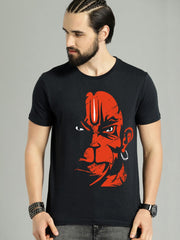 Buy Oversized streetwear Stylish Bajrang Bali Graphic T-shirt Online - RoadTrip®