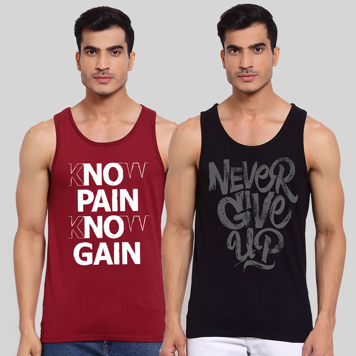 Buy Oversized streetwear Stylish Workout Printed Gym Vests Online - RoadTrip®