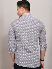 Buy Oversized streetwear Thar Camel Allover Printed Grey Shirt Online - RoadTrip®