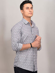 Buy Oversized streetwear Thar Camel Allover Printed Grey Shirt Online - RoadTrip®