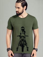 Buy Oversized streetwear Trendy Biker Girl Printed T-shirt Online - RoadTrip®