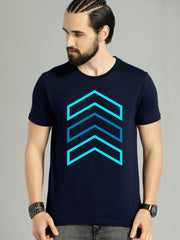 Colorful Stripes Graphic Printed T-Shirt